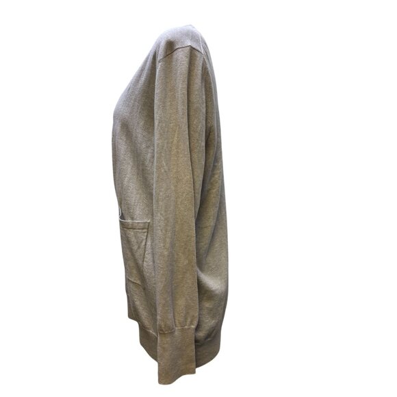 NWT Estheme Cashmere Cardigan Sweater Gray L - Picture 4 of 7